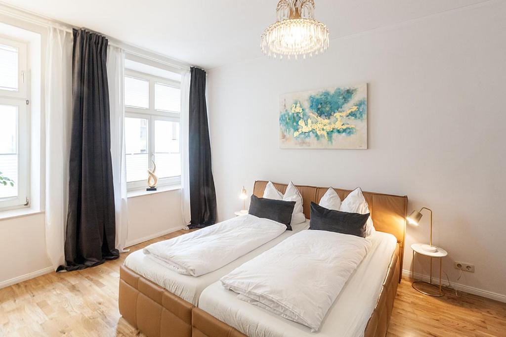 Stilvoll & Ruhig - Zentrale Top-Lage - King Bett ไลป์ซิก ภายนอก รูปภาพ